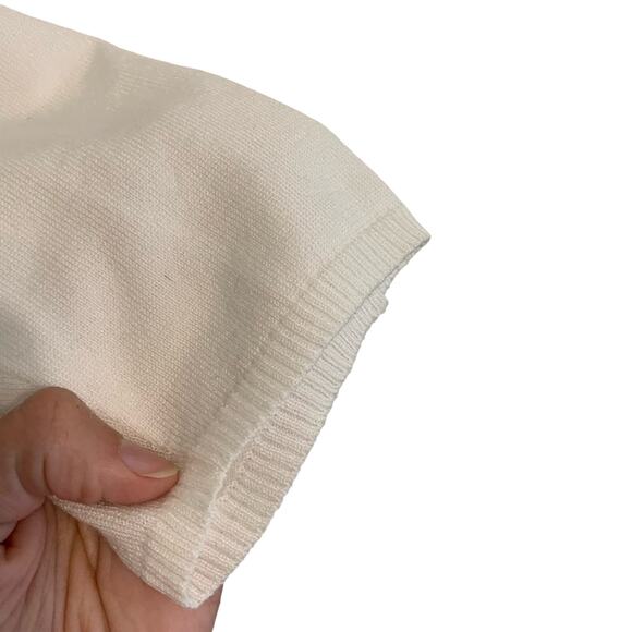 Chico's Cream Open Front Long Cardigan Sweater and Shell Set - Picture 3 of 10